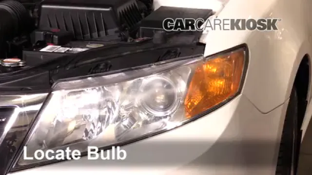 2009 Kia Optima EX 2.4L 4 Cyl. Luces Luz de marcha diurna (reemplazar foco)